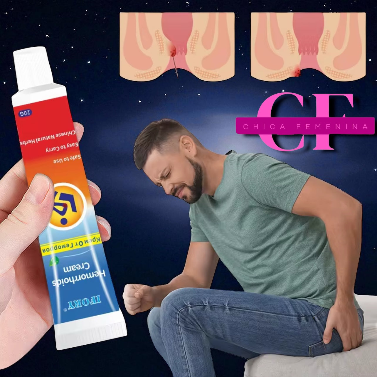 CREMA PARA HEMORROIDE HYCHXCC