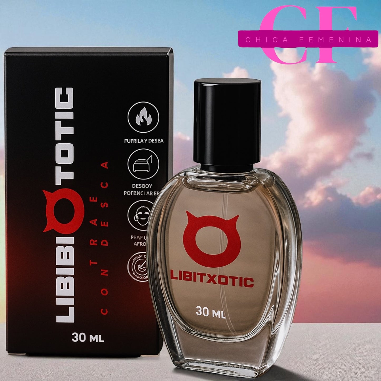 PERFUME DE FEROMONAS LIBIDHOT 2.0 – ATRACCIÓN Y SEDUCCIÓN TODO EL DÍA