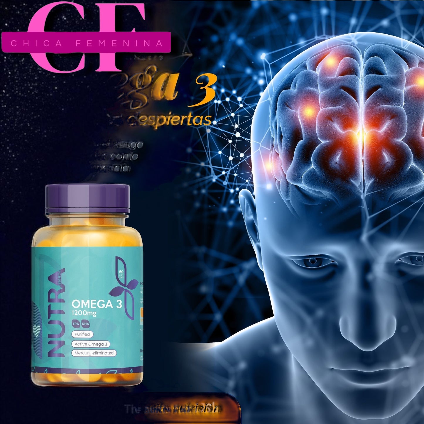 OMEGA 3 1200 MG (BODEGA E) X 60 SOFGEL- LIBRE DE MERCURIO