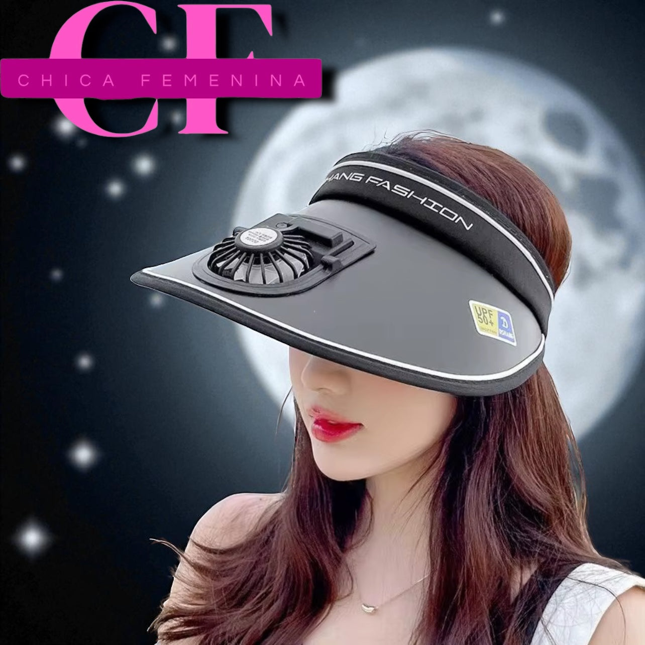 SOMBRERO GORRA VISERA CON VENTILADOR IDEAL PARA MATAR EL CALORAZO