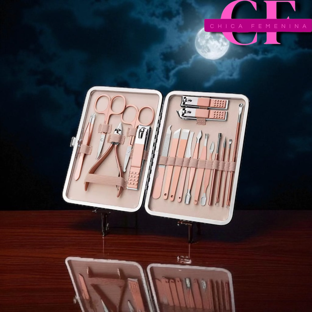 Kit de Higiene Completo (Rostro, Oídos, Manos y Pies) Rosado