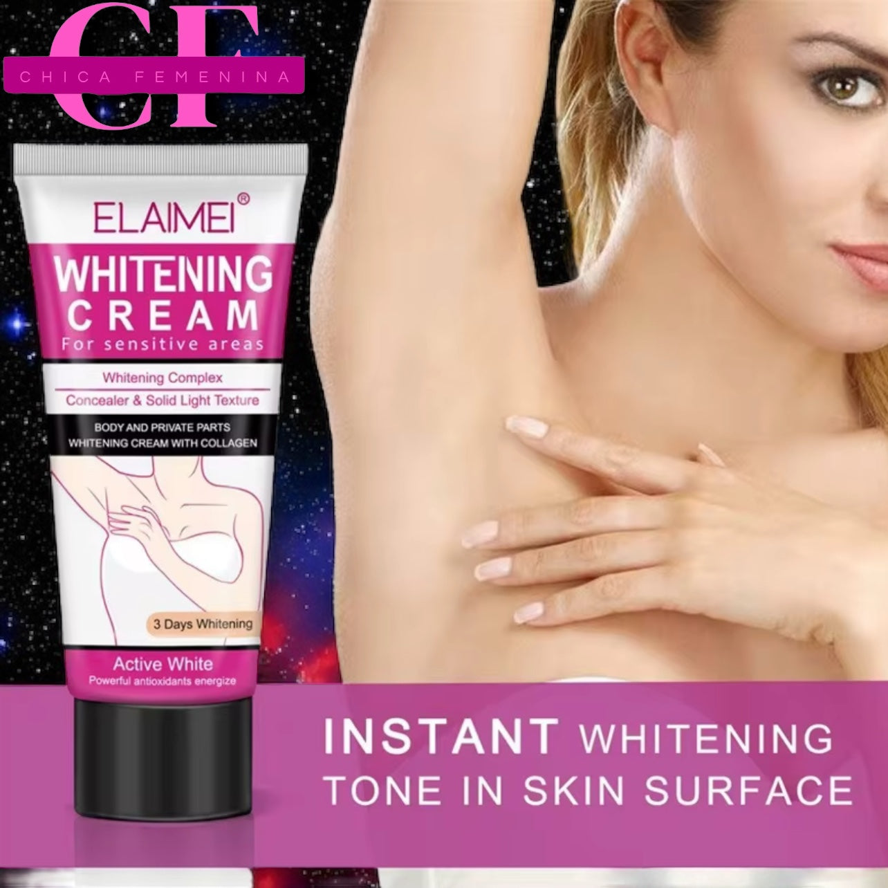 CREMA PARA BLANQUEAR LAS ZONAS INTIMAS