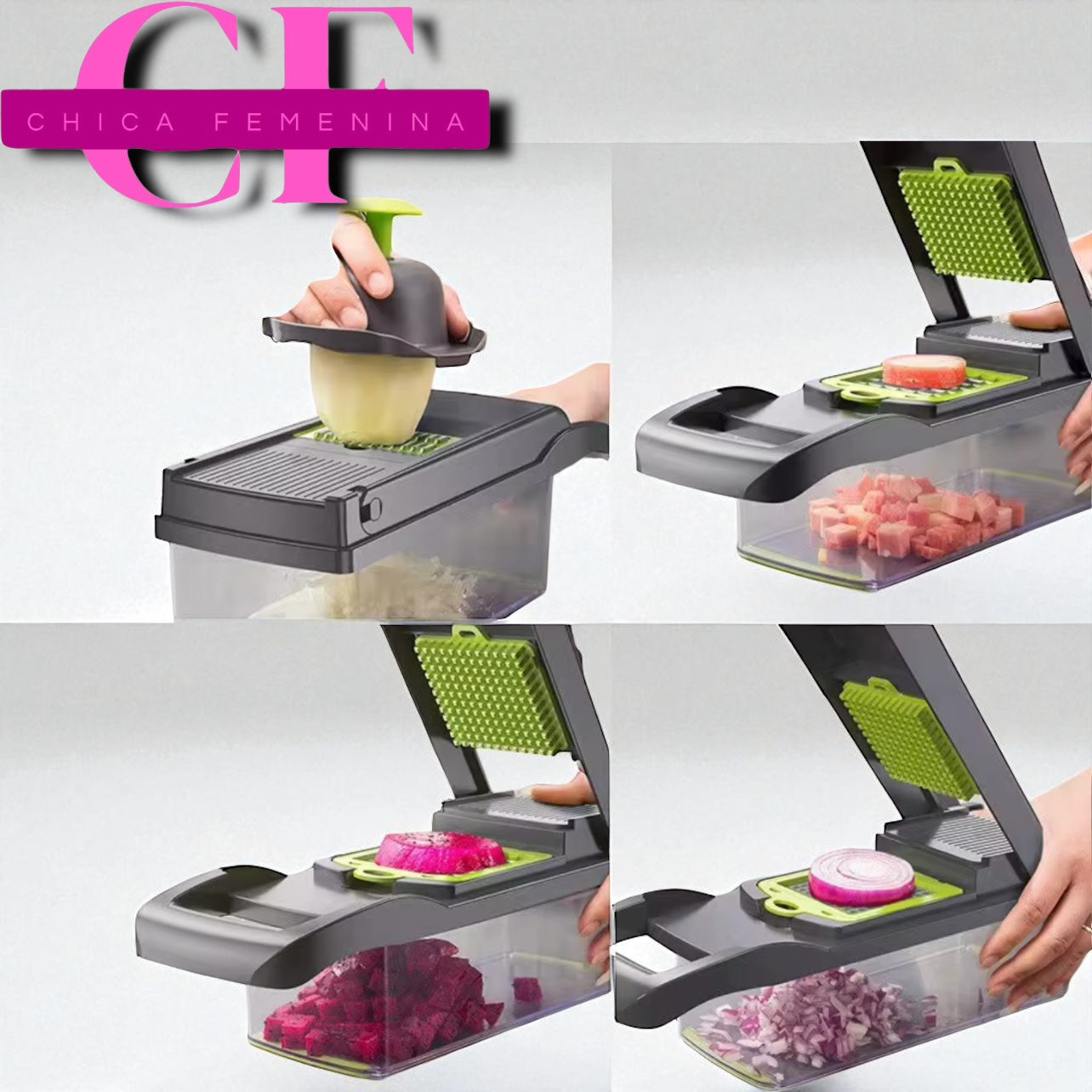 CORTADOR DE VEGETALES SHOPER 14 PIEZAS