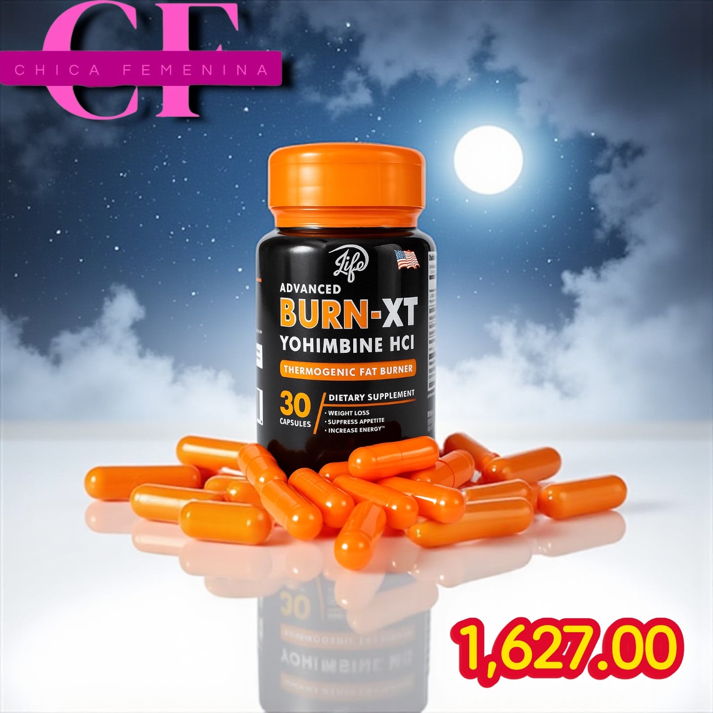BURB XT (BODEGA E) ADELGAZANTE NATURAL 30 CAPSULAS