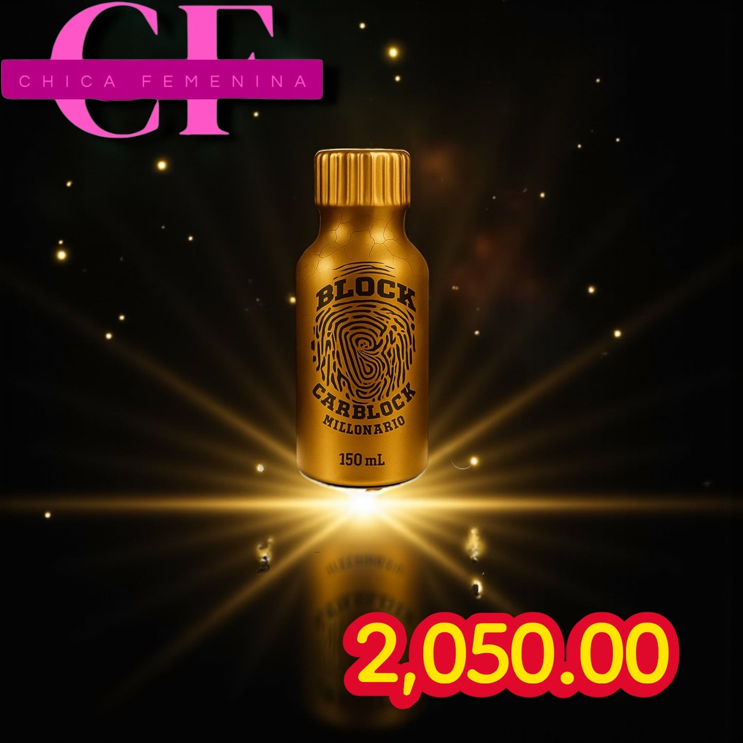 CARBLOCK (BODEGA E) PERFUME PARA AUTO AROMA MILLONARIO