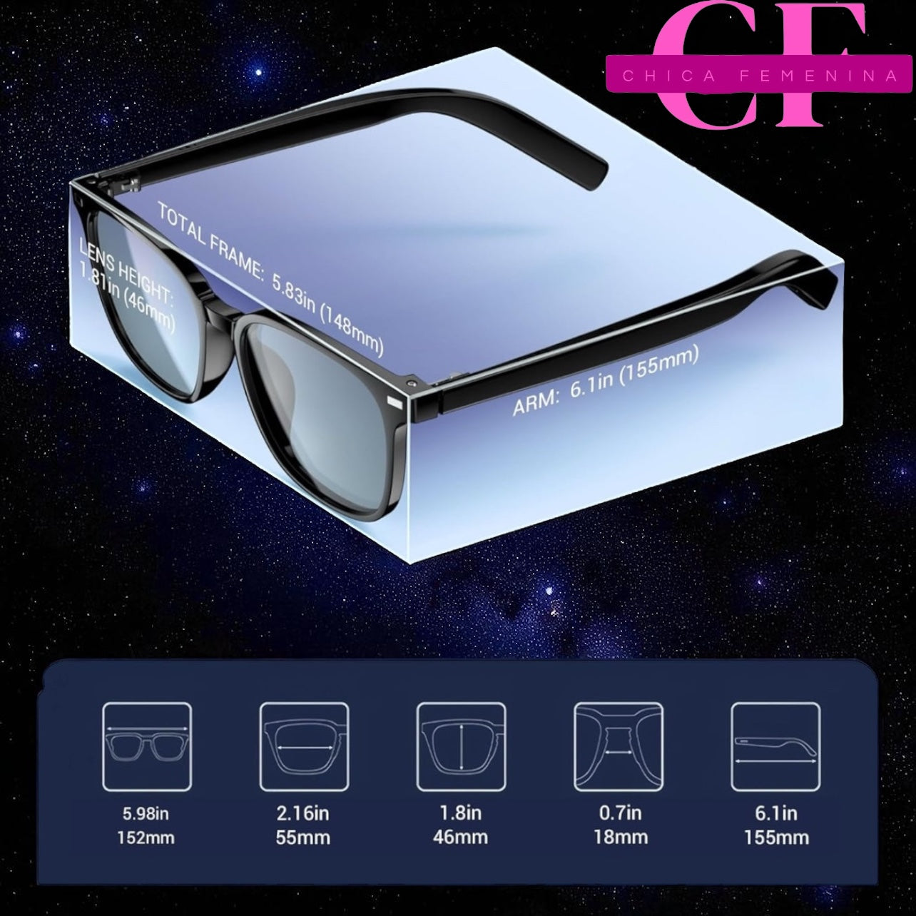 GAFAS DE AUDIOS INTELIGENTES