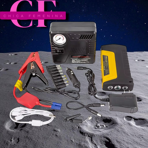 JUMPER DE VEHICULO TM15 + BOMBA DE AIRE KIT TODO EN UNO MD-10505