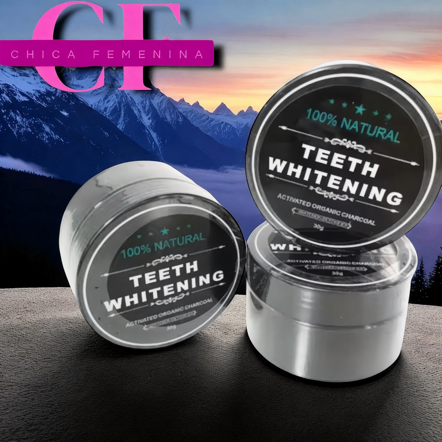 Blanqueador de Dientes en Polvo Carbón