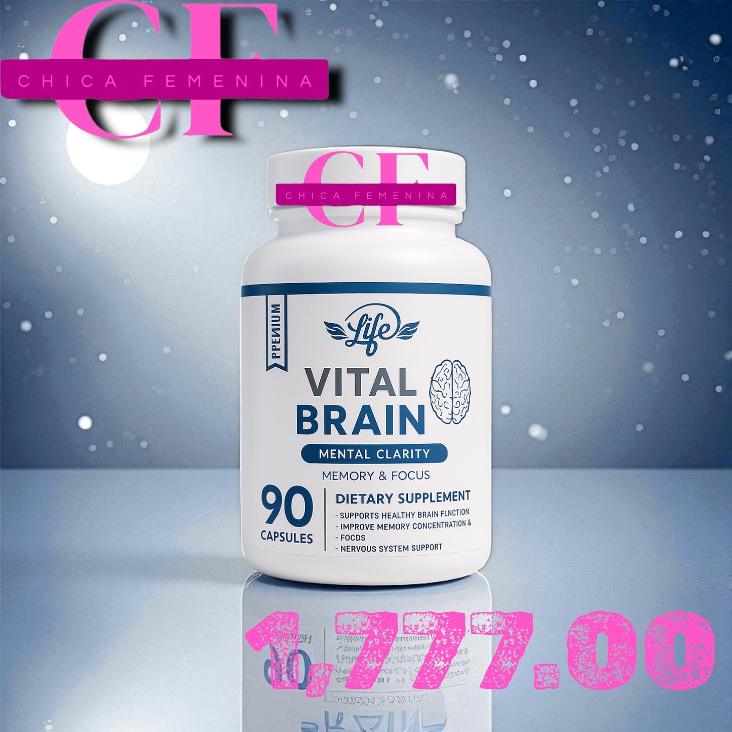 VITAL BRAIN (BODEGA E) ( VITAMINA PARA EL CEREBRO, ENFOQUE, CONCENTRACIÓN Y MEMORIA