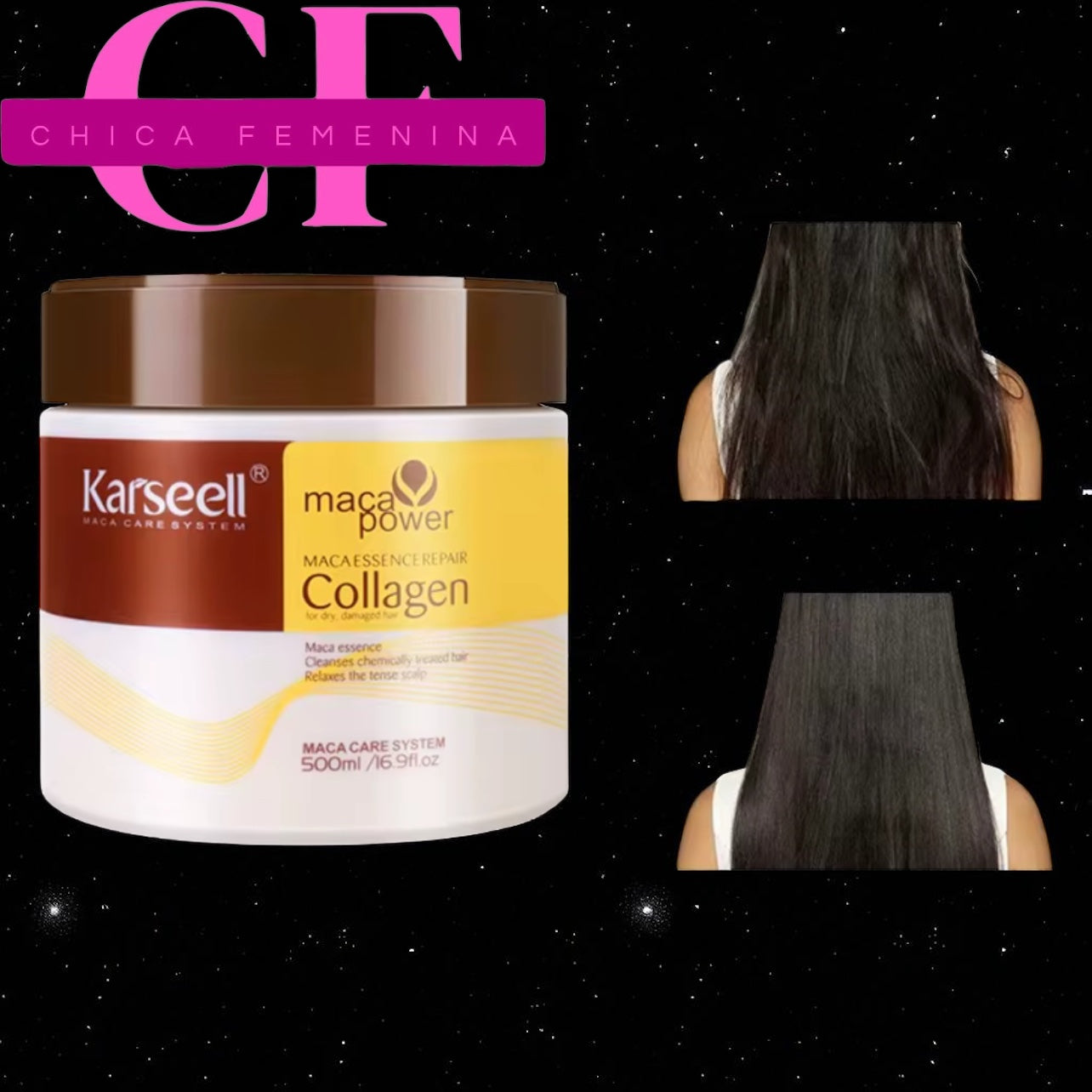 Karseell Aceite de argán marroquí para curación del cabello
