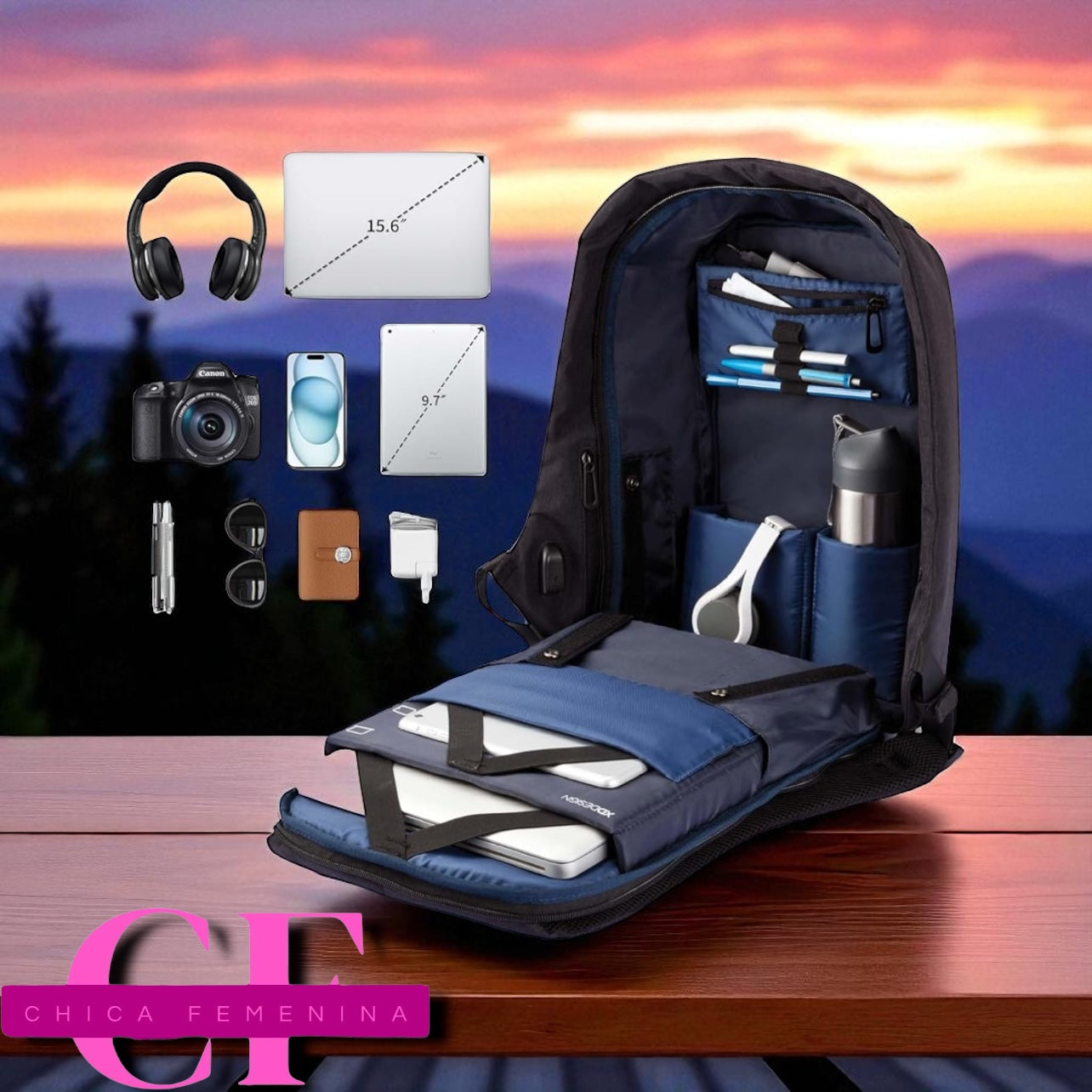 MOCHILA ULTRA LOCK AZUL