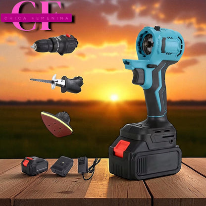 SET DE TALADROS 4 EN 1 AM JBN-10