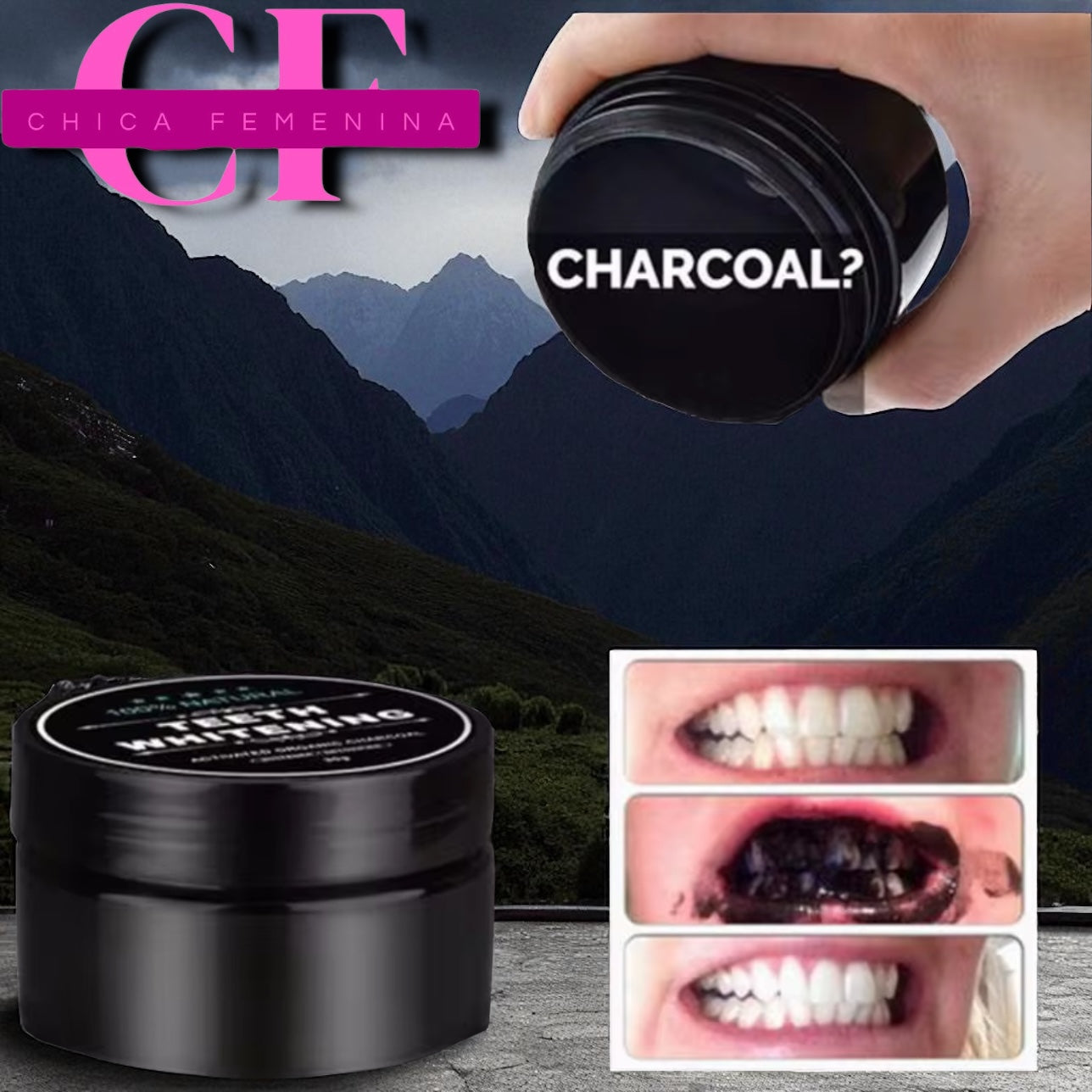 Blanqueador de Dientes en Polvo Carbón