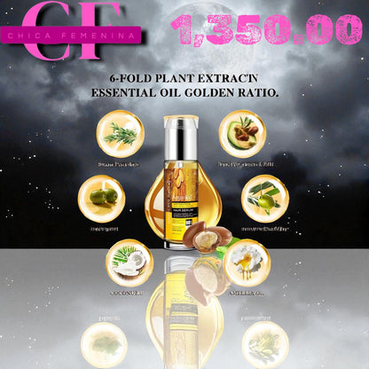 SUERO CAPILAR NUTRITIVO CON QUERATINA Y ACEITE DE ARGÁN SIN SULFATOS 80 ML