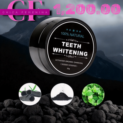 Blanqueador de Dientes en Polvo Carbón