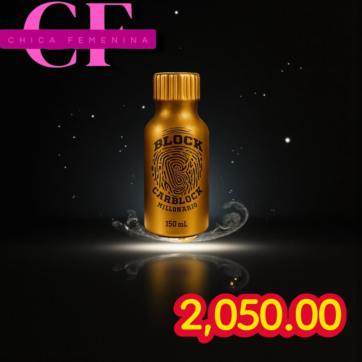 CARBLOCK (BODEGA E) PERFUME PARA AUTO AROMA MILLONARIO