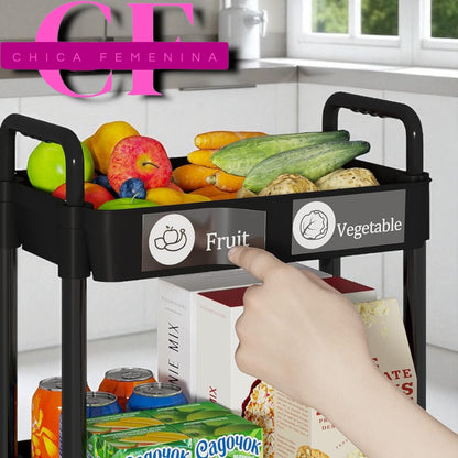 ESTANTE / CARRITO DE COCINA 4 NIVELES
