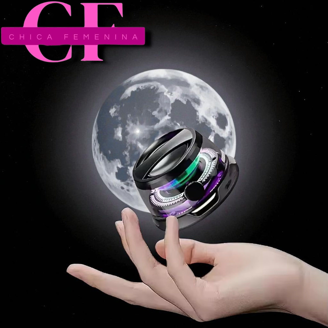 ALTAVOZ BLUETOOTH MAGNÉTICO MULTIFUNCIONAL G200 CON LUZ RGB, ALTAVOZ MAGNÉTICO IMPERMEABLE INALÁMBRICO PARA TELÉFONOS