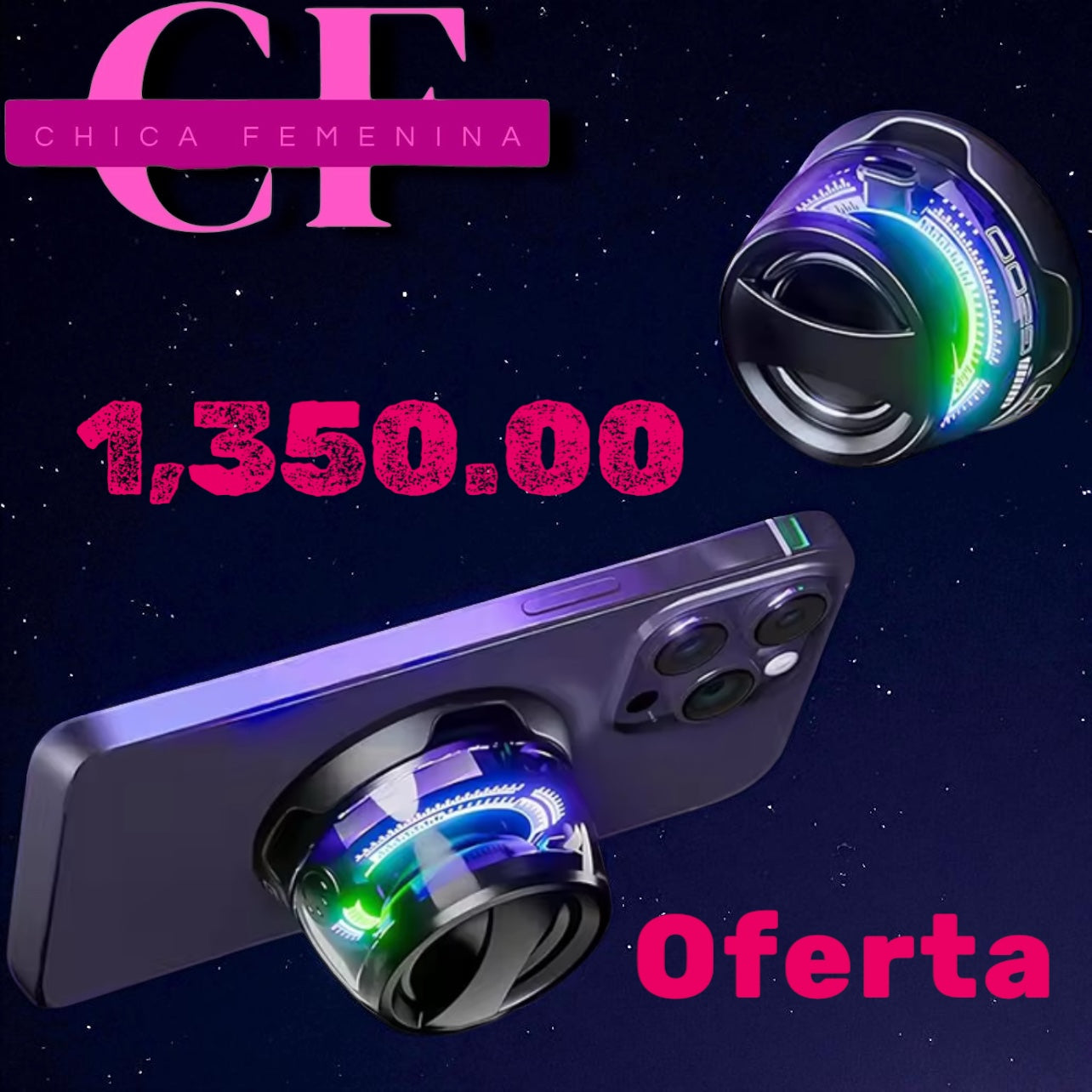 ALTAVOZ BLUETOOTH MAGNÉTICO MULTIFUNCIONAL G200 CON LUZ RGB, ALTAVOZ MAGNÉTICO IMPERMEABLE INALÁMBRICO PARA TELÉFONOS