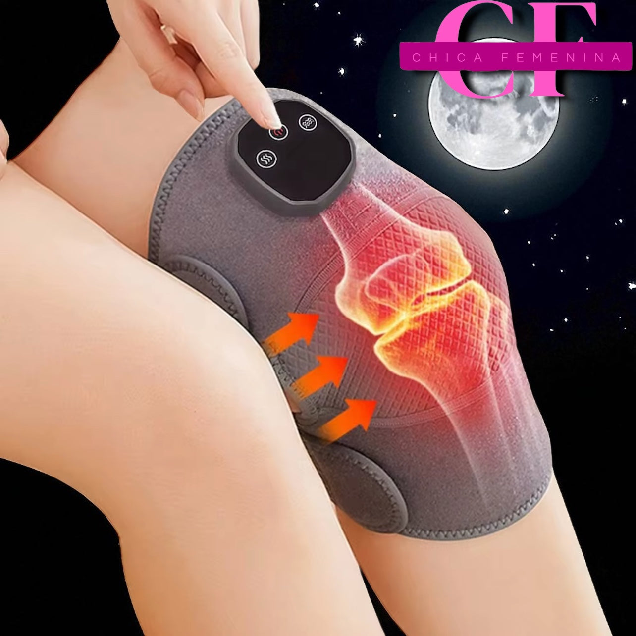 RODILLERA 2 EN 1 CON CALEFACION ORTOPEDICA