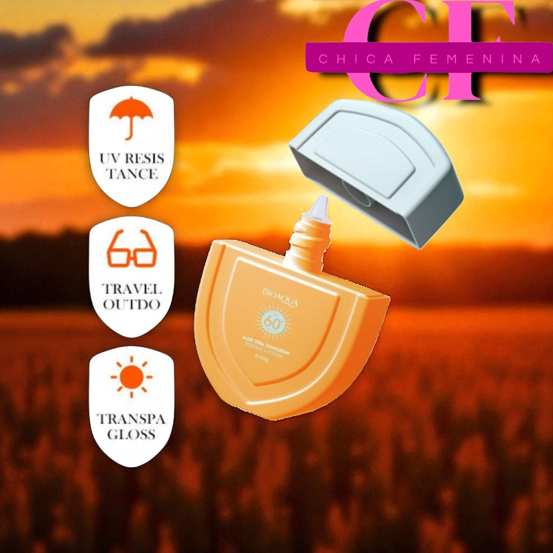 PROTECTOR SOLAR ALOE VERA 60 SPF BIOAQUA