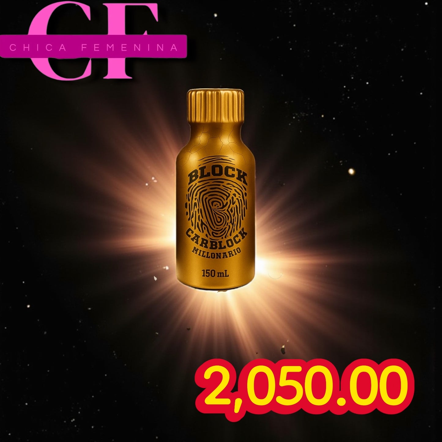 CARBLOCK (BODEGA E) PERFUME PARA AUTO AROMA MILLONARIO