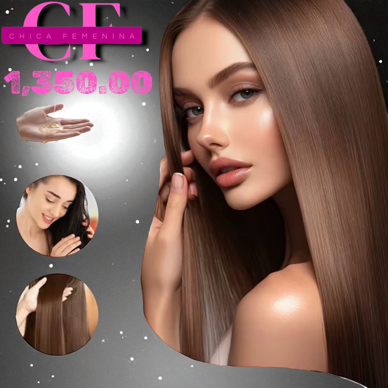 SUERO CAPILAR NUTRITIVO CON QUERATINA Y ACEITE DE ARGÁN SIN SULFATOS 80 ML