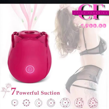 ROSA DEL PLACER VIBRADOR DE ROSAS PARA MUJER, ESTIMULADOR SEXUAL CON PUNTO DULCE