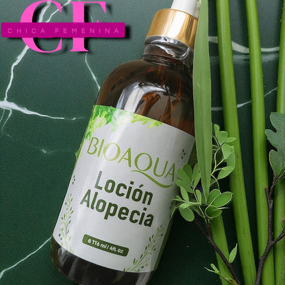 TONICO CAPILAR BIOAQUA - CRECIMIENTO DEL CABELLO, BARBA, CEJAS PARA HOMBRE Y MUJER