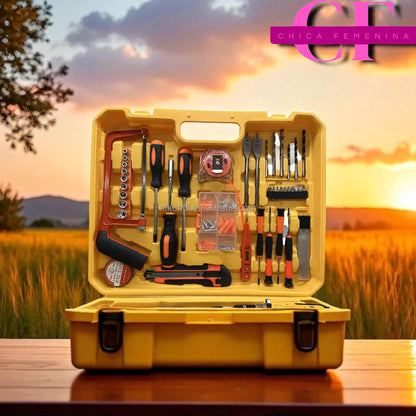 SET DE TALADRO 2 BATERIAS 24 PZ AMARILLO EXPLOIT