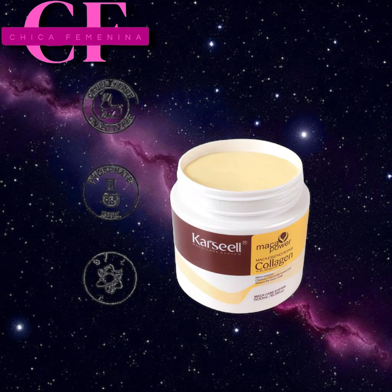 Karseell Aceite de argán marroquí para curación del cabello