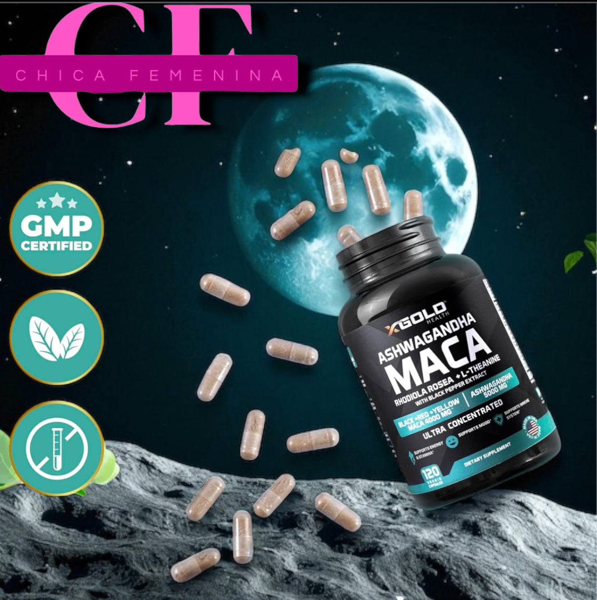 MACA 60 CAPSULAS, (BODEGA E)