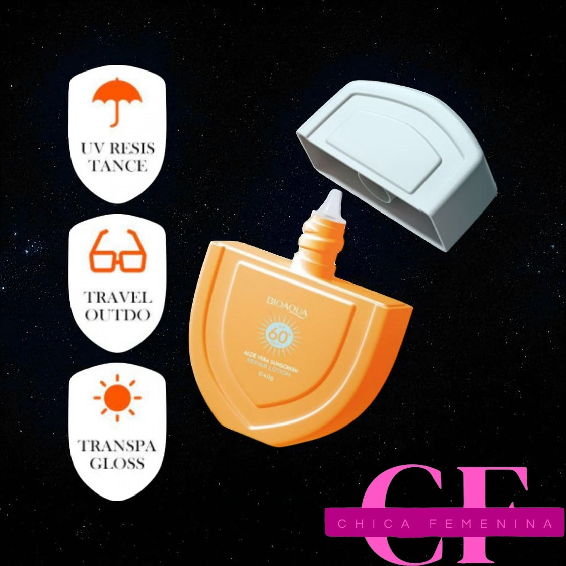 PROTECTOR SOLAR ALOE VERA 60 SPF BIOAQUA