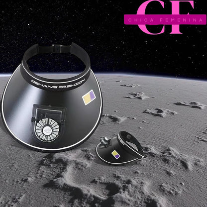 SOMBRERO GORRA VISERA CON VENTILADOR IDEAL PARA MATAR EL CALORAZO