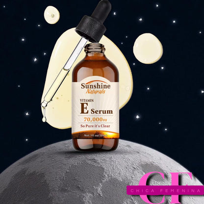 SUERO DE VITAMINA E DE LA MARCA SUNSHINE NATURALS, UN PRODUCTO PARA EL CUIDADO DE LA PIEL