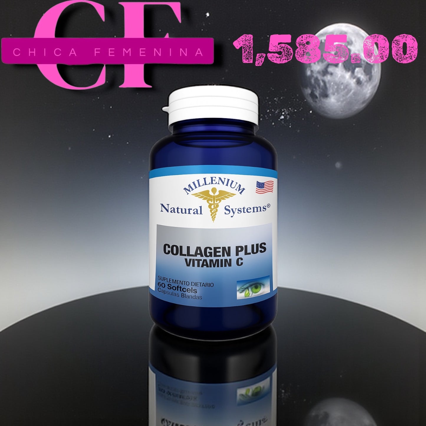 COLAGENO + VITAMINA C EN CAPSULA LIQUIDA X 60