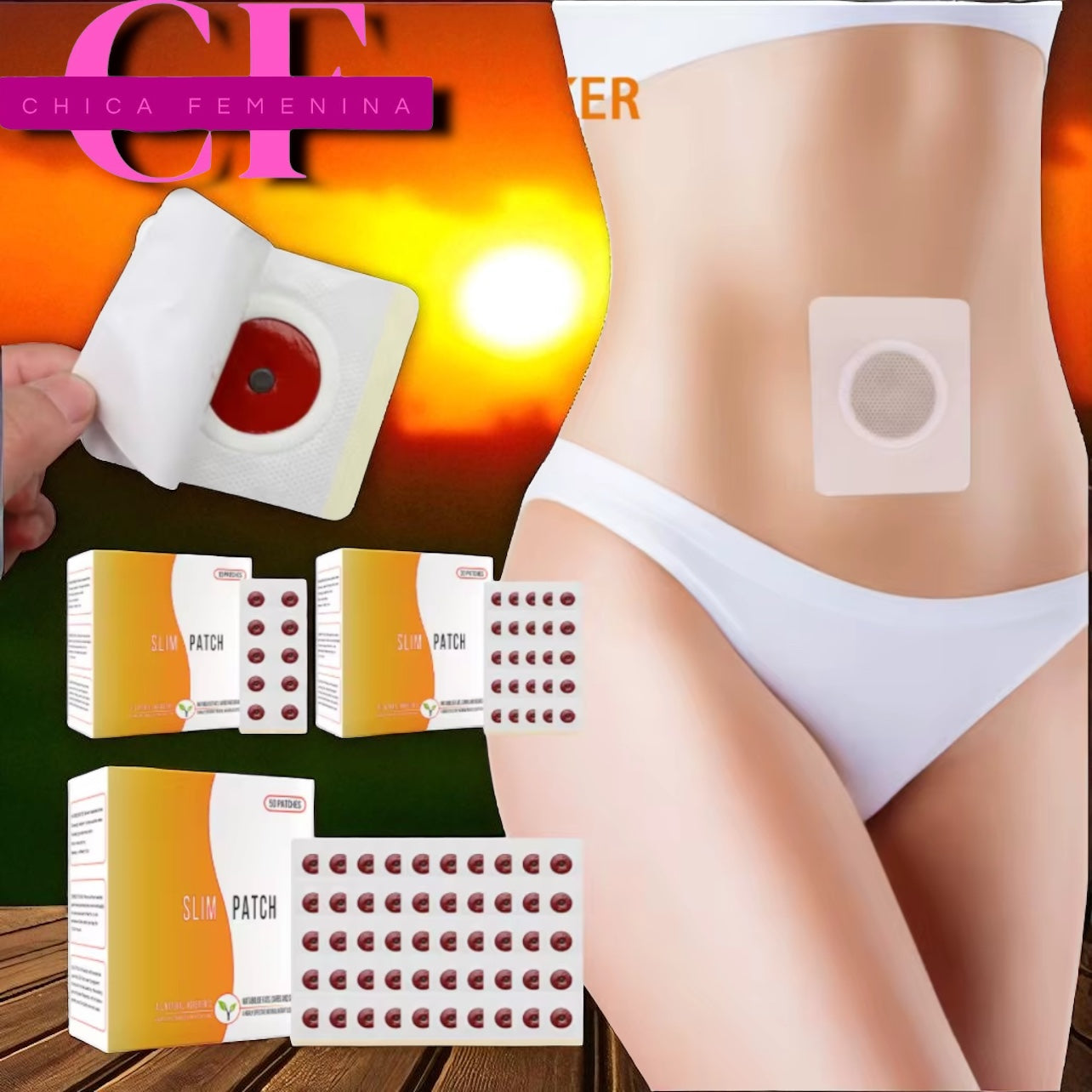 PARCHES DELGADOS PARA EL OMBLIGO, PRODUCTO ADELGAZANTE, QUEMADOR DE GRASA, ELIMINA LAS CELULITIS