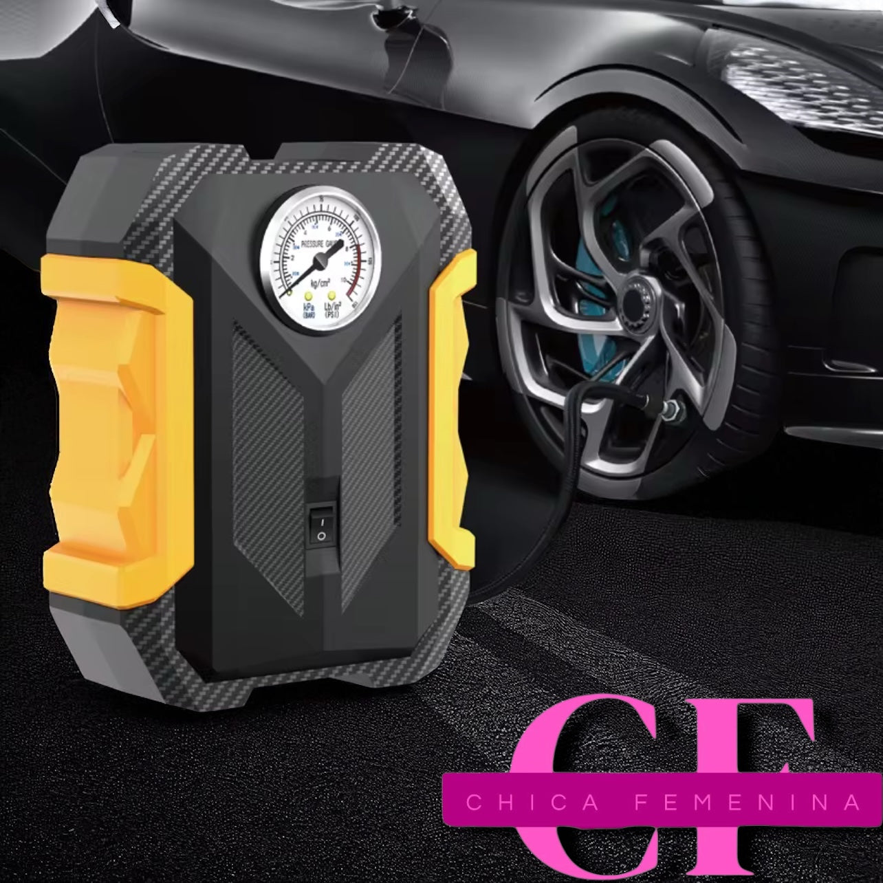 BOMBA DE AIRE CON PANTALLA DIGITAL 12V