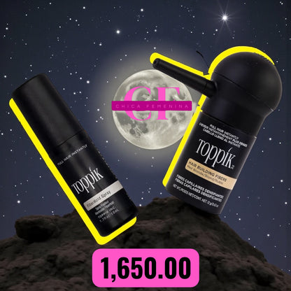 FIBRA CAPILAR + APLICADOR OCULTAR CLAROS EN EL PELO