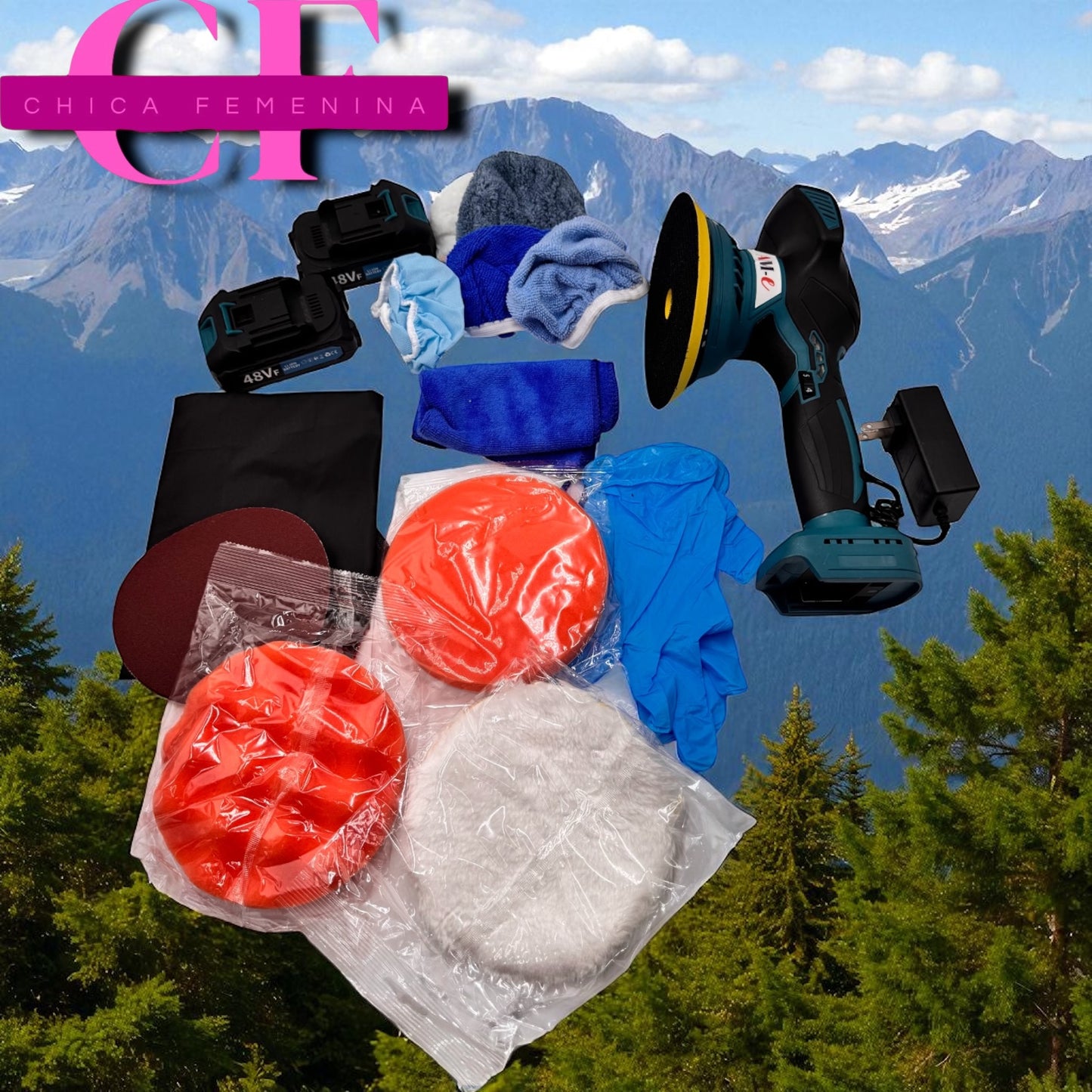 PULIDORA / PULISHING PARA CARROS JBN-D21 DE 2 BATERIAS 48V