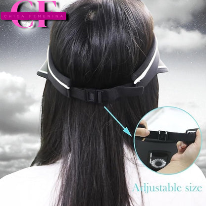 SOMBRERO GORRA VISERA CON VENTILADOR IDEAL PARA MATAR EL CALORAZO