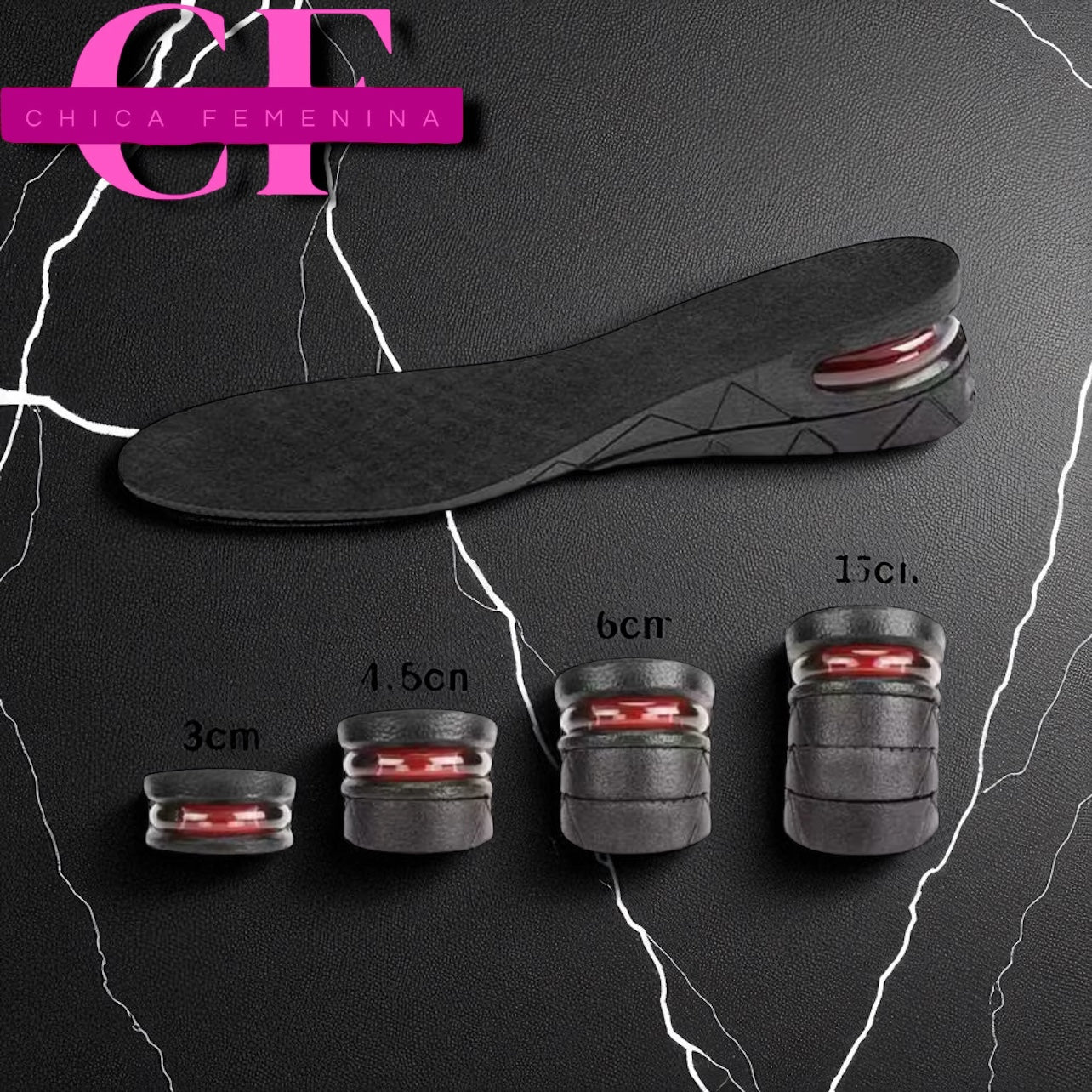 PLANTILLA ELEVADORA DE ESTATURA