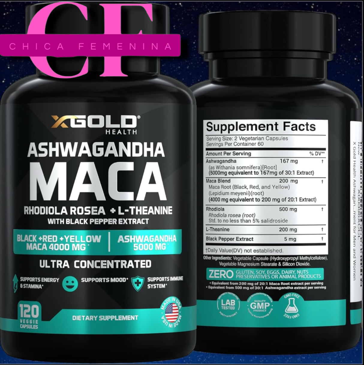 MACA 60 CAPSULAS, (BODEGA E)
