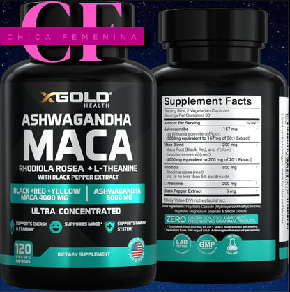 MACA 60 CAPSULAS, (BODEGA E)