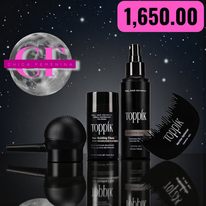 FIBRA CAPILAR + APLICADOR OCULTAR CLAROS EN EL PELO