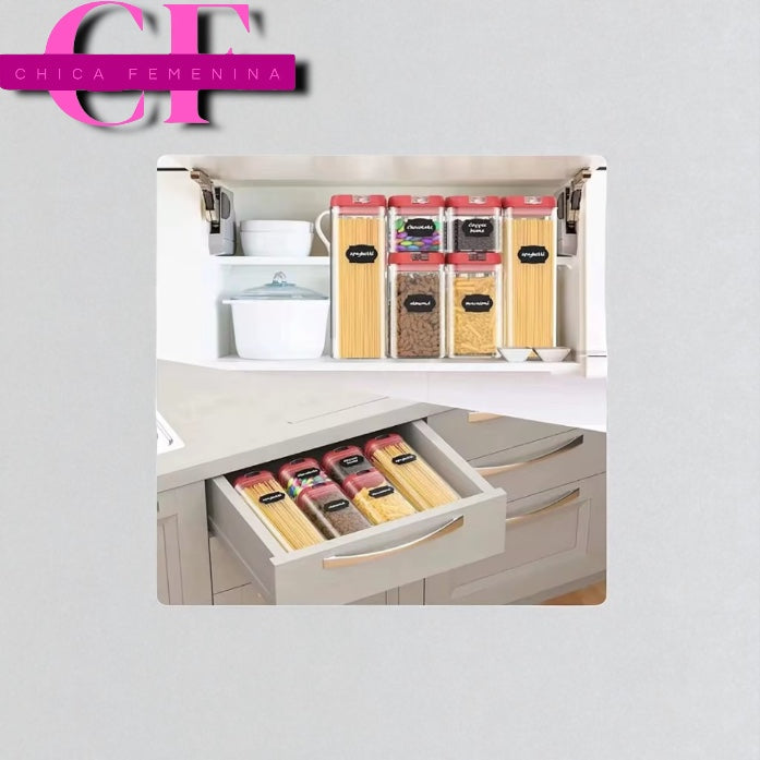 DISPENSADOR CONTENEDOR DE ALIMENTOS DE 7 PIEZAS MD-12454