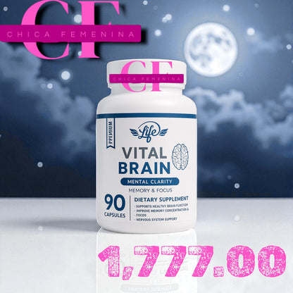 VITAL BRAIN (BODEGA E) ( VITAMINA PARA EL CEREBRO, ENFOQUE, CONCENTRACIÓN Y MEMORIA