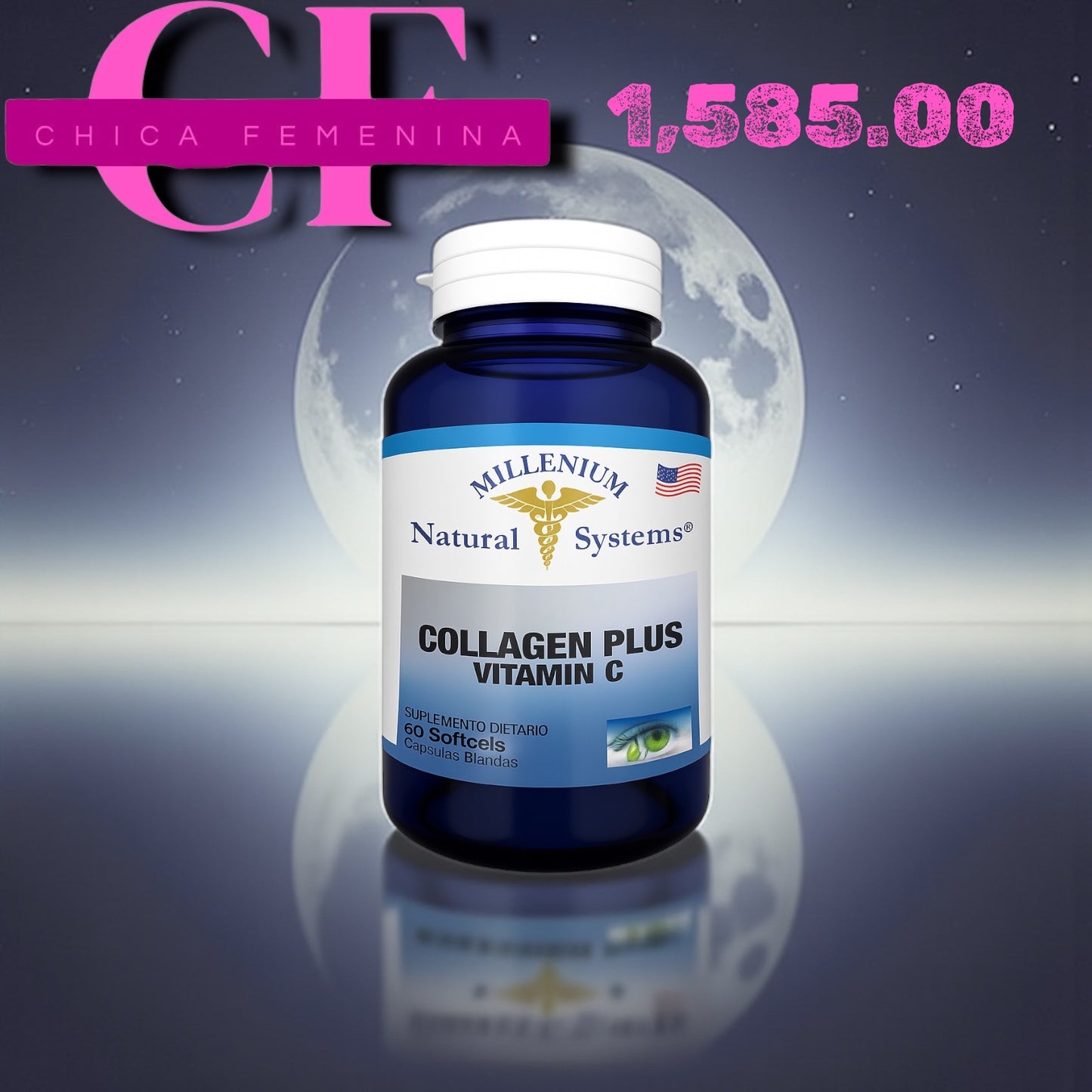 COLAGENO + VITAMINA C EN CAPSULA LIQUIDA X 60