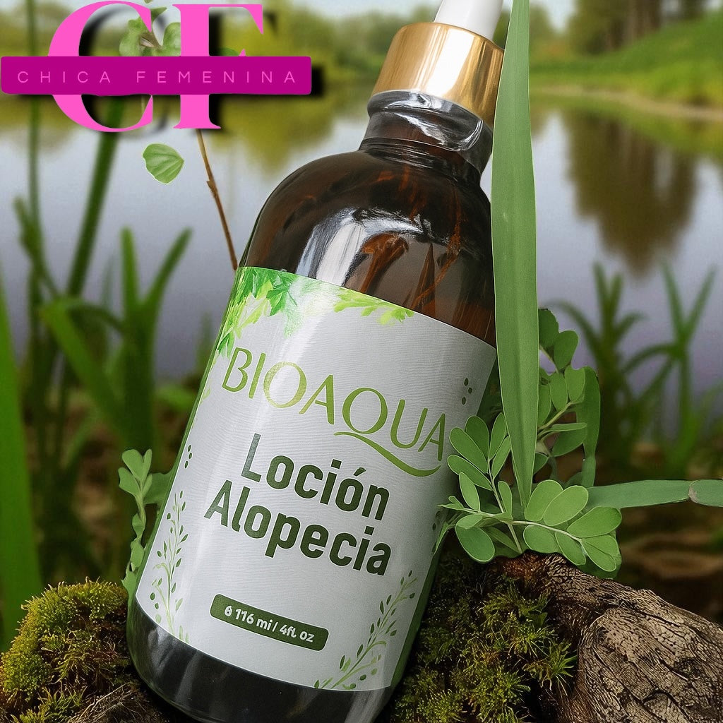 TONICO CAPILAR BIOAQUA - CRECIMIENTO DEL CABELLO, BARBA, CEJAS PARA HOMBRE Y MUJER