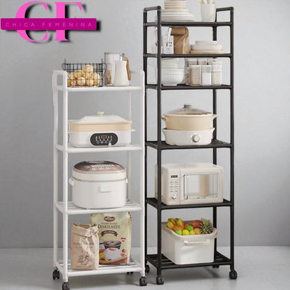 ESTANTE MULTIFUNCIONAL 5 NIVELES CON GANCHO